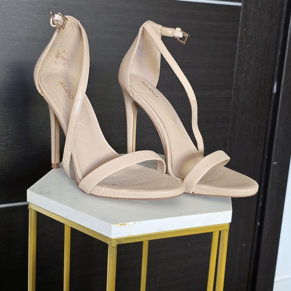 Aldo Nude Stiletto Heels – Size 7.5 | Elegant & Timeless - Picture 1 of 7